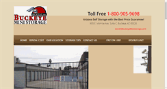Desktop Screenshot of buckeyeministorage.com