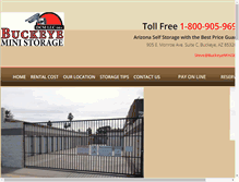 Tablet Screenshot of buckeyeministorage.com
